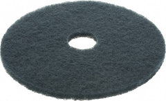 3M - Scrubbing Pad - 18" Machine, Blue Pad, Nylon & Polyester - Exact Tooling