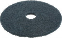 3M - Scrubbing Pad - 19" Machine, Blue Pad, Nylon & Polyester - Exact Tooling
