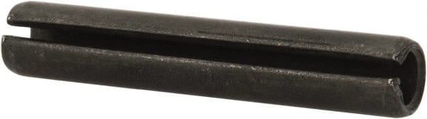 Value Collection - 8mm Diam x 45mm Long Slotted Spring Pin - Grade 1070-1080 Steel, Plain Finish - Exact Tooling