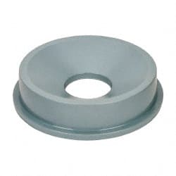 Rubbermaid - Round Lid for Use with 32 Gal Round Trash Cans - Gray, Polyethylene, For 2632 Brute Trash Cans - Exact Tooling