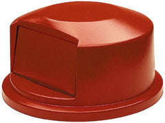 Rubbermaid - Round Lid for Use with 44 Gal Round Trash Cans - Red, Polyethylene, For 2643 Brute Trash Cans - Exact Tooling