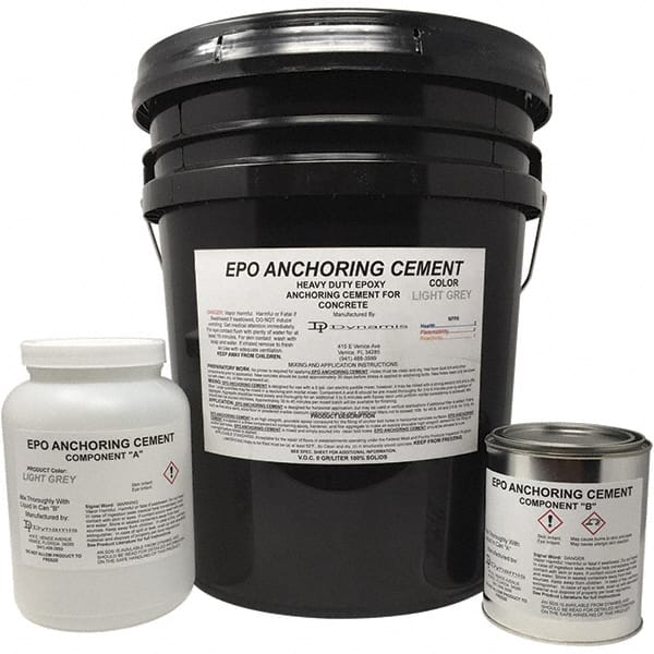 Made in USA - 640 oz Pail Two Part Epoxy - 1440 min Working Time, 15,000 psi Shear Strength - Exact Tooling