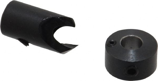 Vernon - 5/16" Cutter Diam, #16 Drill Combatibility, 1/4" Collar Thickness, Adjustable Depth Drill Countersink - Exact Tooling