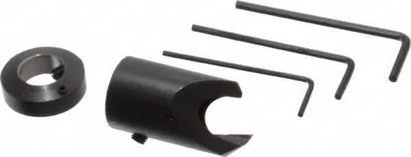 Vernon - 13/16" Cutter Diam, 1/2" Drill Compatibility, 5/16" Collar Thickness, Adjustable Depth Drill Countersink - Exact Tooling