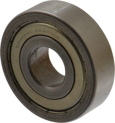 Value Collection - 5/8" Bore Diam, 1-3/4" OD, Double Shield Unground Retainer Type Radial Ball Bearing - 1/2" Wide, 1 Row, Round Bore, 1,171 Lb Dynamic Capacity - Exact Tooling