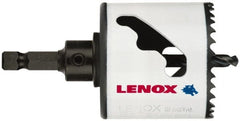 Lenox - 3" Diam, 1-9/16" Cutting Depth, Hole Saw - Bi-Metal Saw, Toothed Edge - Exact Tooling