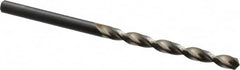 Walter-Titex - #22 130° Cobalt Jobber Drill - Oxide Finish, Right Hand Cut, Parabolic Flute, Straight Shank, 2-15/16" OAL, Split Point - Exact Tooling