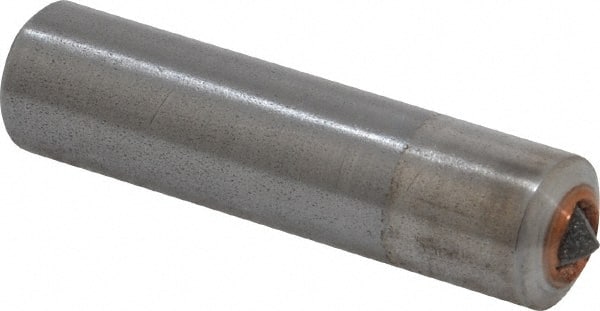 Norton - 2 Carat Single Point Diamond Dresser - 2" Long x 1/2" Shank Diam - Exact Tooling