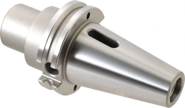 Accupro - CAT40 Outside Taper, 2MT Inside Taper, CAT to Morse Taper Adapter - 2.36" Projection, 1.26" Nose Diam, Through Coolant - Exact Tooling