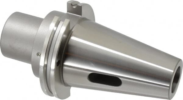 Accupro - CAT50 Outside Taper, 4MT Inside Taper, CAT to Morse Taper Adapter - 2.95" Projection, 2" Nose Diam, Through Coolant - Exact Tooling