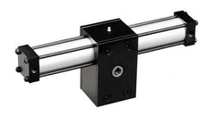 Norgren - 1-1/2" Bore, 360° Rotation, Single Rack & Pinion Rotary Air Actuator - Exact Tooling