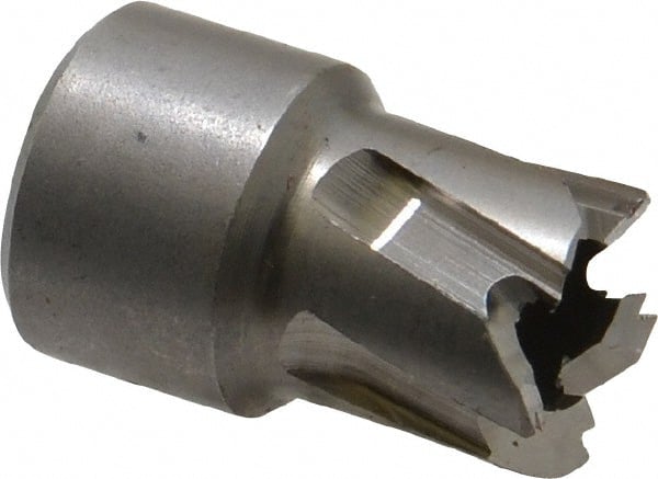Hougen - 7/16" Diam x 1/4" Deep High Speed Steel Annular Cutter - Exact Tooling