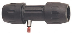 Transair - 1-1/2" ID, Air Hose Union with Vent - 232 Max psi, 8-1/8" Long, Plastic - Exact Tooling
