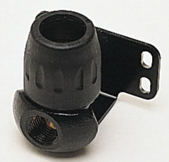 Transair - 1/2 & 1/4 Female NPT, 7/8" ID, Air Hose 45° One Port Wall Bracket - 232 Max psi, 3-5/8" Long, Plastic - Exact Tooling