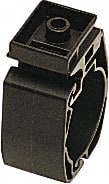 Transair - 7/8" ID, Air Hose Pipe Clip - 232 Max psi, 2-9/16" Long, Delrin - Exact Tooling