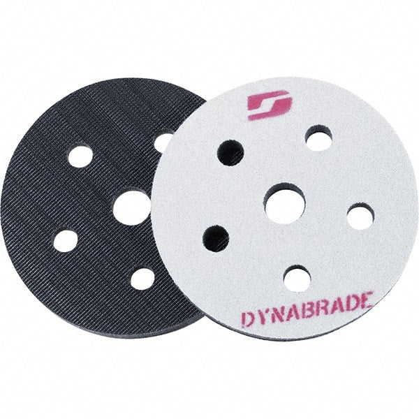 Dynabrade - 5" Diam, Round, Hook & Loop Face, Interface Backing Pad - Random Orbital Sander Compatible, Hook & Loop Back, Vacuum Pad - Exact Tooling