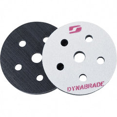 Dynabrade - 5" Diam, Round, Hook & Loop Face, Interface Backing Pad - Random Orbital Sander Compatible, Hook & Loop Back, Vacuum Pad - Exact Tooling