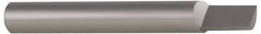 Accupro - 1/2" Shank Diam, 2" OAL, 1/2" Cut Diam, Square Engraving Cutter - 9/16" LOC, 0.5" Tip Diam, 1 Flute, Right Hand Cut, Micrograin Solid Carbide, Uncoated - Exact Tooling