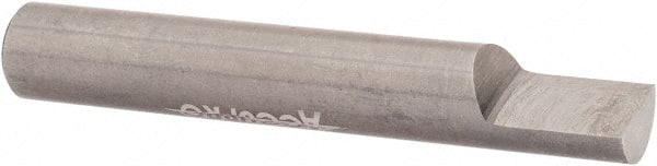 Accupro - 5/16" Shank Diam, 2" OAL, 5/16" Cut Diam, Square Engraving Cutter - 3/8" LOC, 0.313" Tip Diam, 1 Flute, Right Hand Cut, Micrograin Solid Carbide, Uncoated - Exact Tooling