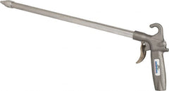 Guardair - 120 Max psi Whisper Jet Pistol Grip Blow Gun - 1/4 NPT, 18" Tube Length, Aluminum - Exact Tooling