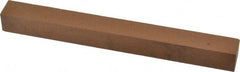 Norton - 6" Long x 5/8" Wide x 5/8" Thick, Aluminum Oxide Sharpening Stone - Square, Medium Grade - Exact Tooling