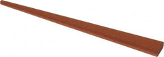 Norton - 4" Long x 3/8" Wide x 1/8" Thick, Aluminum Oxide Sharpening Stone - Taper, Fine Grade - Exact Tooling