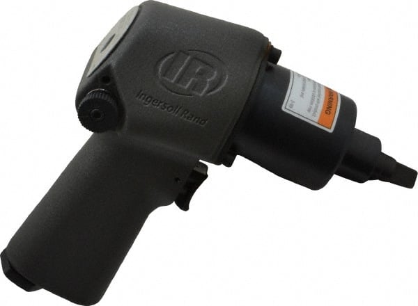 Ingersoll-Rand - 3/8" Drive, 10,000 RPM, 125 Ft/Lb Torque Impact Wrench - Pistol Grip Handle, 1,500 IPM, 15 CFM, 1/4" NPT Inlet - Exact Tooling