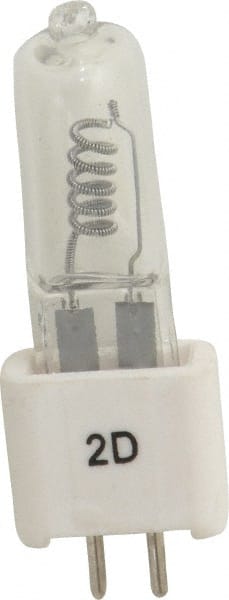 Value Collection - 360 Watt, 82 Volt, Halogen Miniature & Specialty T5 Lamp - 2 Pin Base, 50 to 749 Equivalent Range, Neutral (3,000 to 3,699), 3" OAL - Exact Tooling