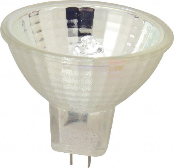 Value Collection - 410 Watt, 82 Volt, Halogen Miniature & Specialty MR16 Lamp - 2 Pin Base, 50 to 749 Equivalent Range, Neutral (3,000 to 3,699), 1-5/8" OAL - Exact Tooling