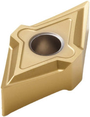 Seco - DNMP442 MF1 Grade TS2000 Carbide Turning Insert - TiAlN/TiN Finish, 55° Diamond, 1/2" Inscr Circle, 1/4" Thick, 1/32" Corner Radius - Exact Tooling