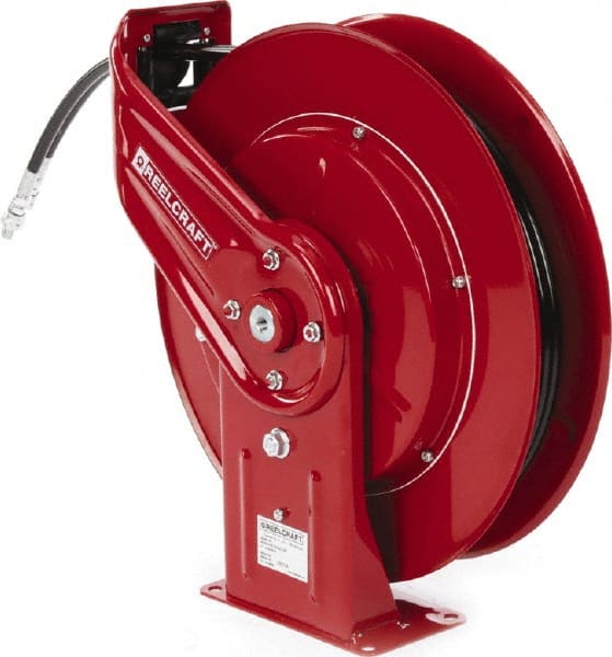 Reelcraft - 45' Spring Retractable Hose Reel - 2,000 psi, Hose Included - Exact Tooling