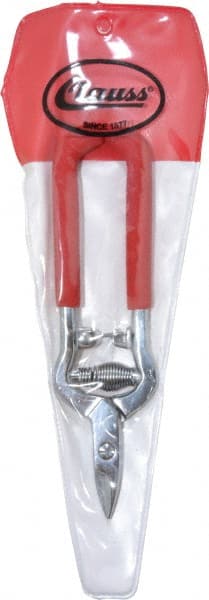 Clauss - 3/4" LOC, 6-1/2" OAL Standard Shears - Plastic Handle, For Kevlar - Exact Tooling