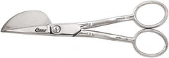 Clauss - 1-1/4" LOC, 6" OAL Carbon Steel Nap Shears - Offset Handle, For General Purpose Use - Exact Tooling