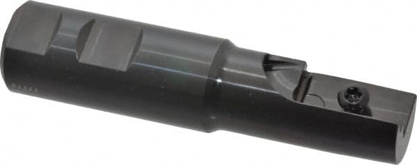 Carmex - 10.14" Cut Diam, 1.85" Max Depth of Cut, 1" Shank Diam, Indexable Thread Mill - Insert Style I/E, 30mm Insert Size, 1 Insert, Toolholder Style SR, 4.27" OAL - Exact Tooling