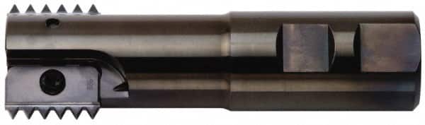 Carmex - 1.57" Cut Diam, 2.8" Max Depth of Cut, 1-1/4" Shank Diam, Indexable Thread Mill - Insert Style I/E, 30mm Insert Size, 2 Inserts, Toolholder Style SR, 5.12" OAL - Exact Tooling