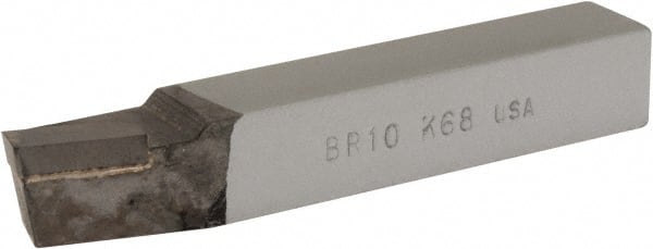 Made in USA - 5/8 x 5/8" Shank, Lead Angle Turning Single Point Tool Bit - BR-10, Grade K68 - Exact Tooling