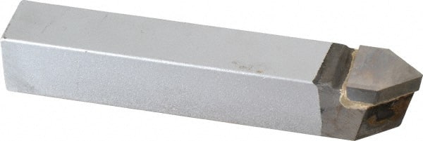 Made in USA - 3/4 x 3/4" Shank, Pointed Nose Single Point Tool Bit - D-12, Grade K68 - Exact Tooling