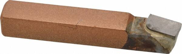 Made in USA - 3/8 x 3/8" Shank, Lead Angle Turning Single Point Tool Bit - BR-6, Grade K21 - Exact Tooling