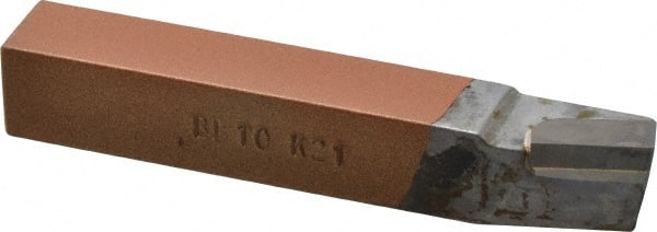 Made in USA - 5/8 x 5/8" Shank, Lead Angle Turning Single Point Tool Bit - BL-10, Grade K21 - Exact Tooling