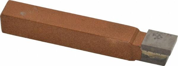 Made in USA - 5/16 x 5/16" Shank, Square Nose Single Point Tool Bit - C-5, Grade K21 - Exact Tooling