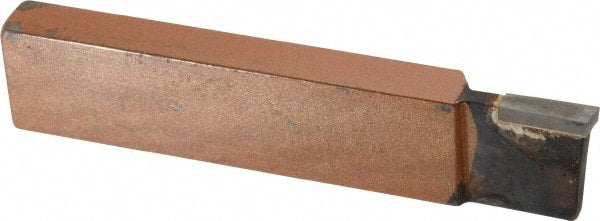 Made in USA - 1 x 1/2" Shank, Cutoff & Grooving Single Point Tool Bit - CTL-121(444), Grade K21 - Exact Tooling