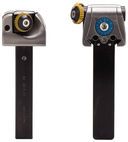 Value Collection - 5 to 250mm Capacity, 20mm Wide x 25mm Long Shank, Cut Knurler - 2 Knurls Required, Series A2 - Exact Tooling