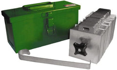 Made in USA - Shim Stock Sets Type: Slotted Shim Material: Stainless Steel - Exact Tooling