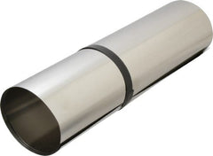 Made in USA - 1 Piece, 50 Inch Long x 12 Inch Wide x 0.002 Inch Thick, Roll Shim Stock - Stainless Steel - Exact Tooling