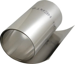 Made in USA - 1 Piece, 100 Inch Long x 6 Inch Wide x 0.004 Inch Thick, Roll Shim Stock - Stainless Steel - Exact Tooling