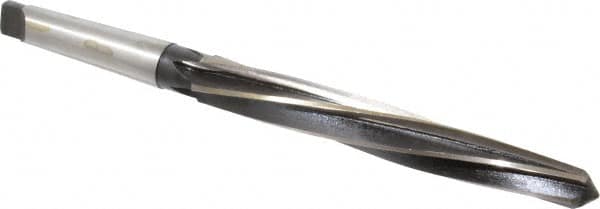 Interstate - 1" Reamer Diam, 47/64" Small End Diam, 3MT Morse Taper Shank, 7-3/8" Flute, Bridge Reamer - Exact Tooling