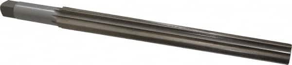 Interstate - #13 Pin, 1.259" Diam, 1.009" Small End, 1-1/4" Diam Straight Shank, 12" Flute, Taper Pin Reamer - Exact Tooling