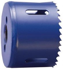 Disston - 2-1/2" Diam, 1-7/8" Cutting Depth, Hole Saw - Bi-Metal Saw, Toothed Edge - Exact Tooling