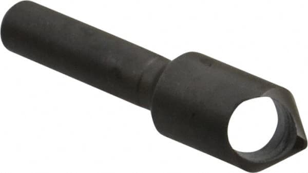 Weldon - 25/64" Head Diam, 1/4" Shank Diam, 82° High Speed Steel Countersink - Exact Tooling