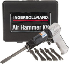 Ingersoll-Rand - 3,000 BPM, 2.28 Inch Long Stroke, Pneumatic Chiseling Hammer - 15 CFM Air Consumption, 1/4 NPTF Inlet - Exact Tooling
